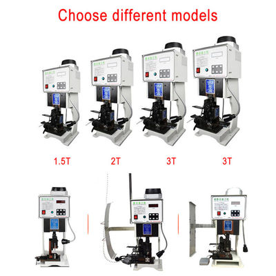 آلة تجعيد الأطراف شبه الأوتوماتيكية بقدرة ضغط 15 كيلو نيوتن وتيار كهربائي 220 فولت 50 هرتز