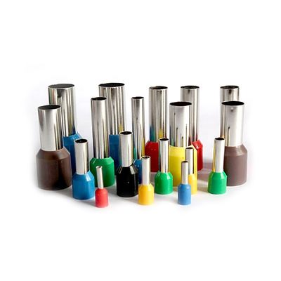 الصناعة الصين 70 ملم عازلة الغطاء النحاس I المقبضات نوع سلك التوأمين حبل نهاية bootlace Ferrules محطة