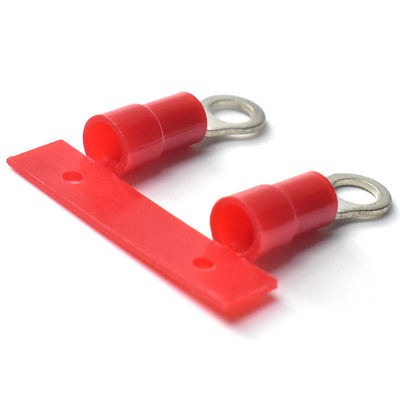 أطراف تجعيد دائرية 5 مم 10 مم أطراف حلقية معزولة مسبقًا مستمرة أطراف حلقة نحاسية