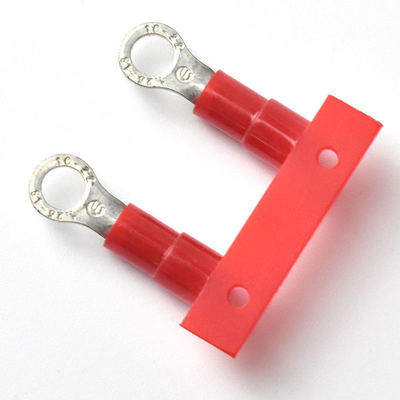 أطراف تجعيد دائرية 5 مم 10 مم أطراف حلقية معزولة مسبقًا مستمرة أطراف حلقة نحاسية