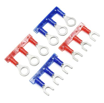 طرف شوكة معزول Qwt 10 Awg لأسلاك التوصيل، موصل طرفي مجعد