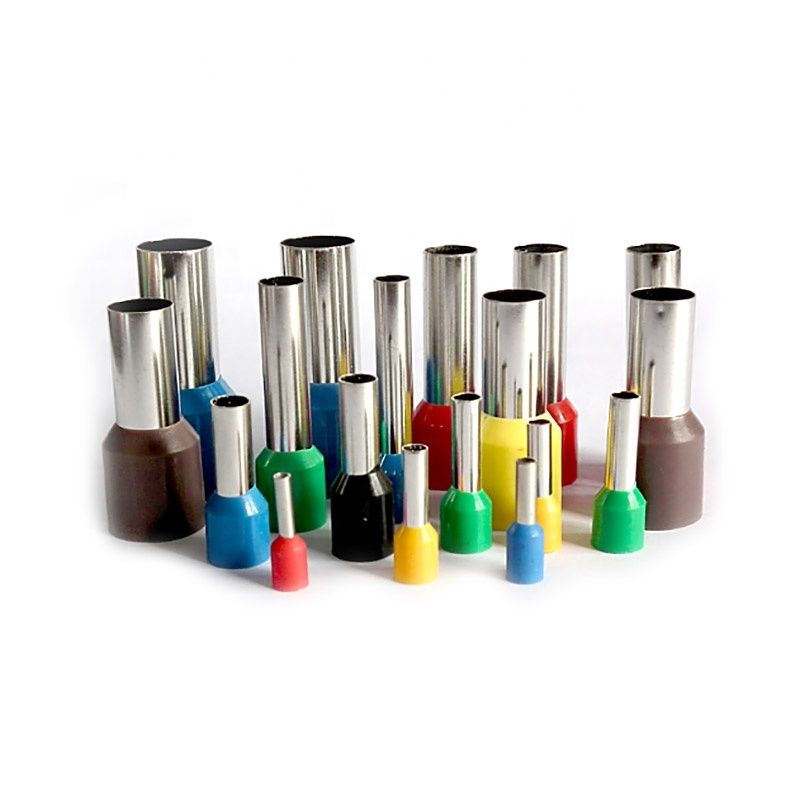 الصناعة الصين 70 ملم عازلة الغطاء النحاس I المقبضات نوع سلك التوأمين حبل نهاية bootlace Ferrules محطة