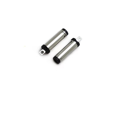 نيكل مغلفة لحام DC وصلة الذكور 5.5mmX2.1mm DC طاقة برميل رابط